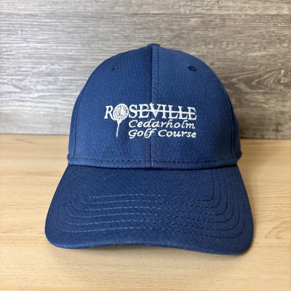 Callaway Hat Cap Strap Back Blue Roseville Cedarholm Golf Course Adjustable